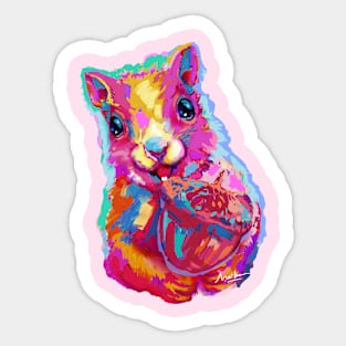 Squirrel Nut Sticker